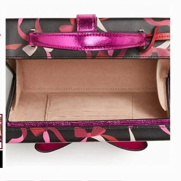 kate spade wrapping party gift box present crossbody purse bag nwt - Picture 4 of 8